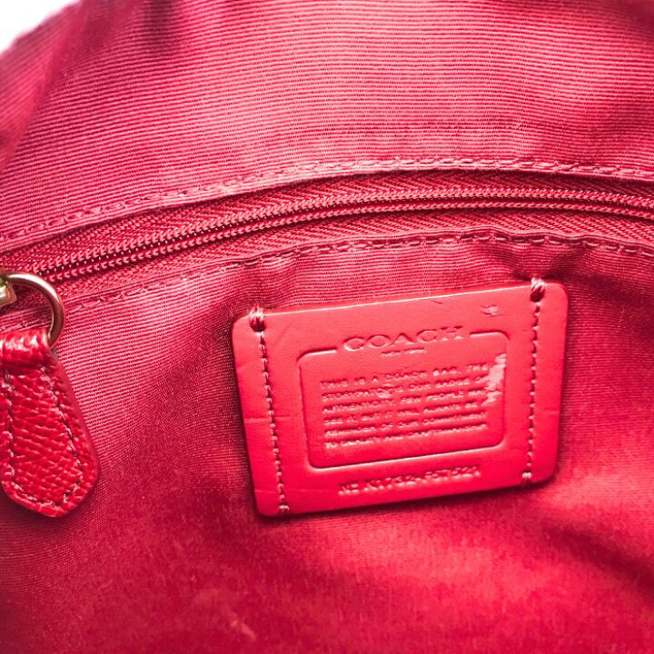 楽天市場】【中古】COACH コーチ ハンドバッグ ミニボストン【ほぼ新品 