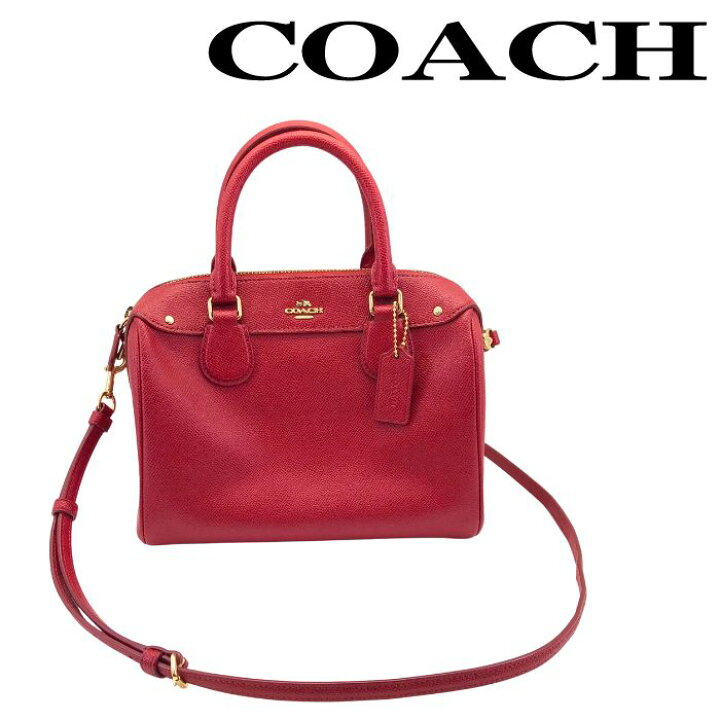 楽天市場】【中古】COACH コーチ ハンドバッグ ミニボストン【ほぼ新品 
