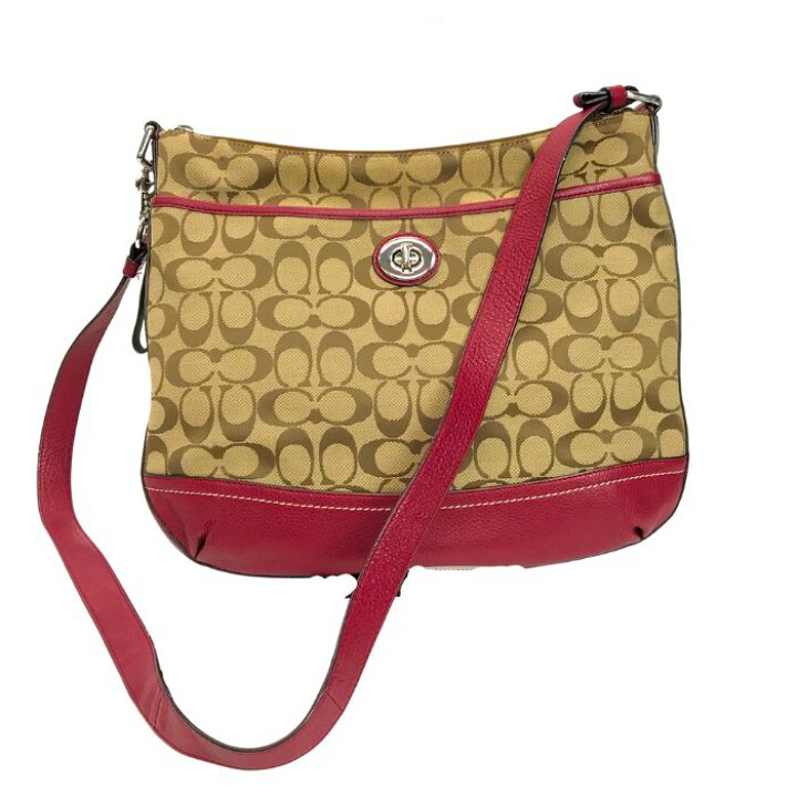楽天市場】【中古】COACH コーチ ショルダーバッグ【ほぼ新品】クロス 