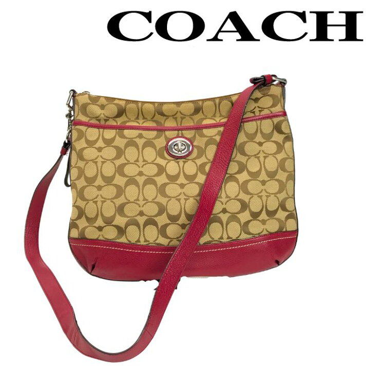 楽天市場】【中古】COACH コーチ ショルダーバッグ【ほぼ新品】クロス 