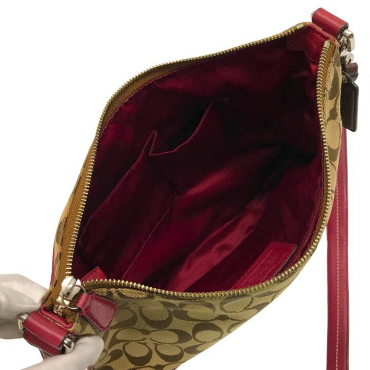 楽天市場】【中古】COACH コーチ ショルダーバッグ【ほぼ新品】クロス 