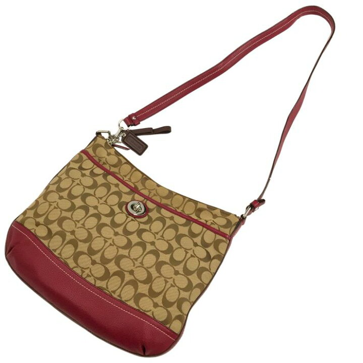 楽天市場】【中古】COACH コーチ ショルダーバッグ【ほぼ新品】クロス 