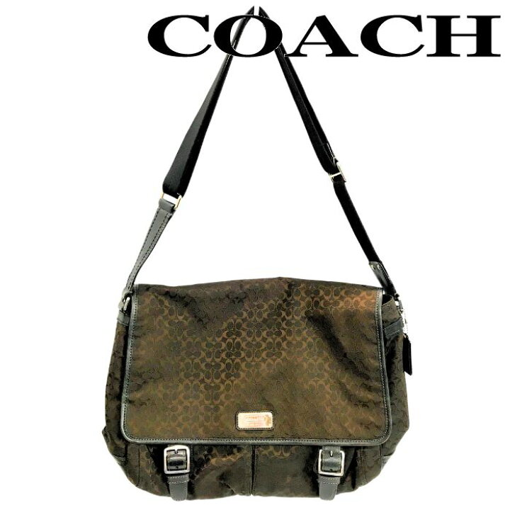 楽天市場】【中古】COACH コーチ ショルダーバッグ【ほぼ新品】ミニ 