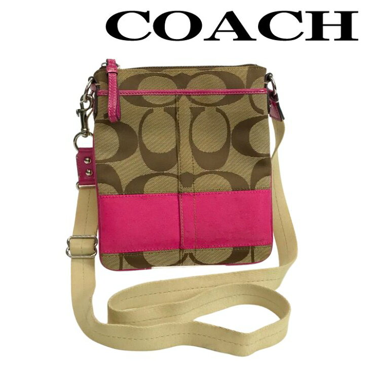 楽天市場】【中古】COACH コーチ ショルダーバッグ ポシェット【ほぼ 