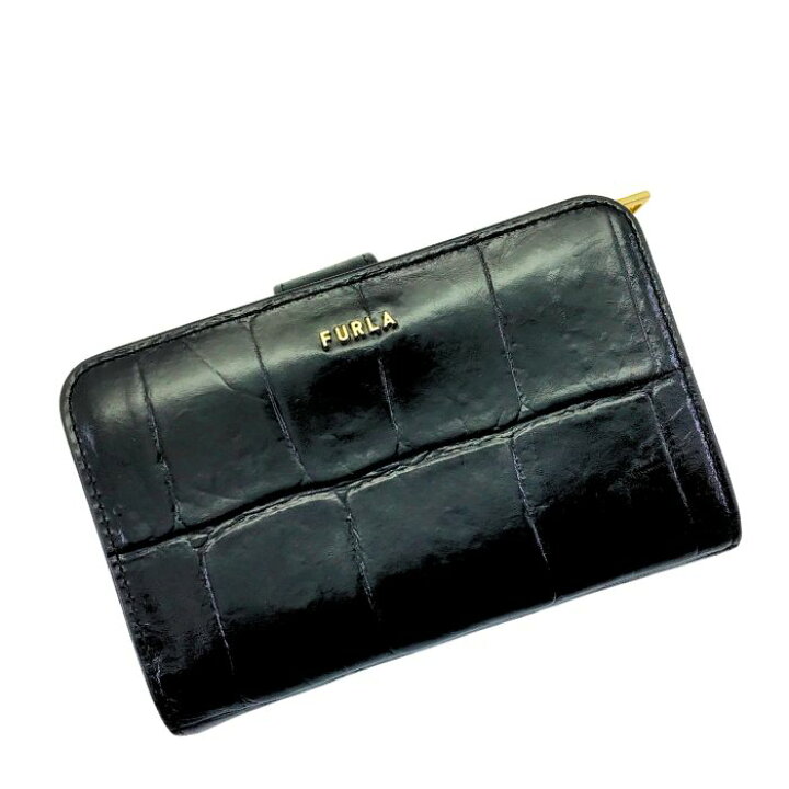 楽天市場】【中古】FURLA フルラ 二つ折り長財布【非常に良い 