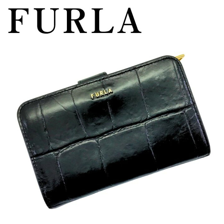 楽天市場】【中古】FURLA フルラ 二つ折り長財布【非常に良い 