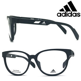 adidas メガネフレーム アディダス メンズ&レディース マットブラック メガネフレーム 眼鏡 00ASP-5001-002 ブランド