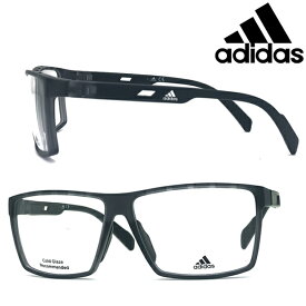 adidas メガネフレーム アディダス メンズ&レディース クリアーマットブラック メガネフレーム 眼鏡 00ASP-5007-020 ブランド