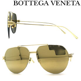BOTTEGA VENETA サングラス ボッテガヴェネタ メンズ&レディース ゴールドミラー BTV-1046S-003 ブランド