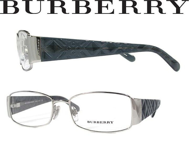 楽天市場】メガネフレーム バーバリー BURBERRY めがね 眼鏡 シルバー 