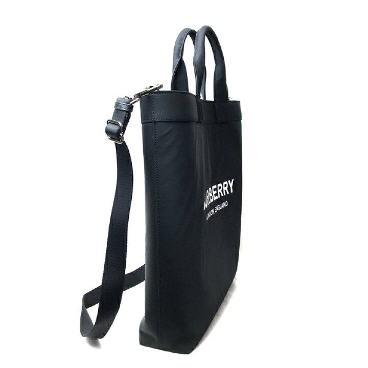 楽天市場】BURBERRY バッグ ナイロン トート ブラック 8026233-BLACK 