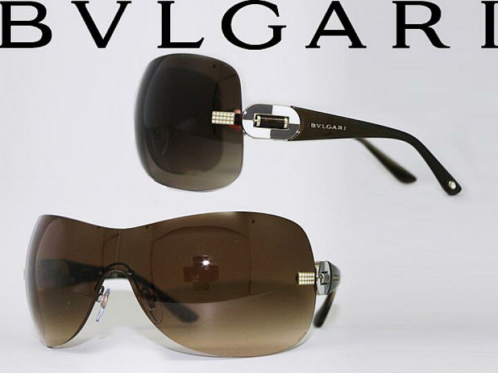 楽天市場】グラデーションブラウンサングラス BVLGARI ブルガリ 0BV 