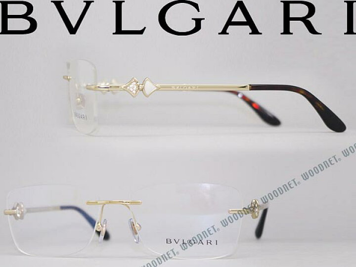 楽天市場】BVLGARI ブルガリ メガネフレーム 眼鏡 シャンパンゴールド 