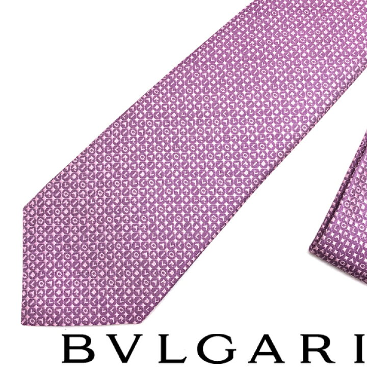 楽天市場】BVLGARI ネクタイ ブルガリ メンズ オールドピンク シルク  