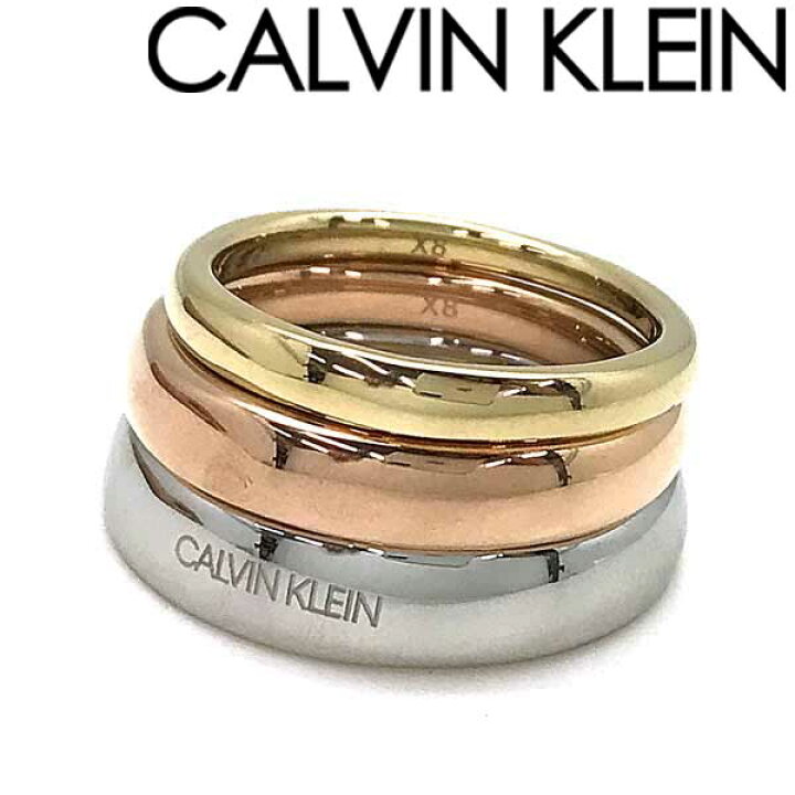 楽天市場】CALVIN KLEIN 指輪 カルバンクライン レディース ゴールド 