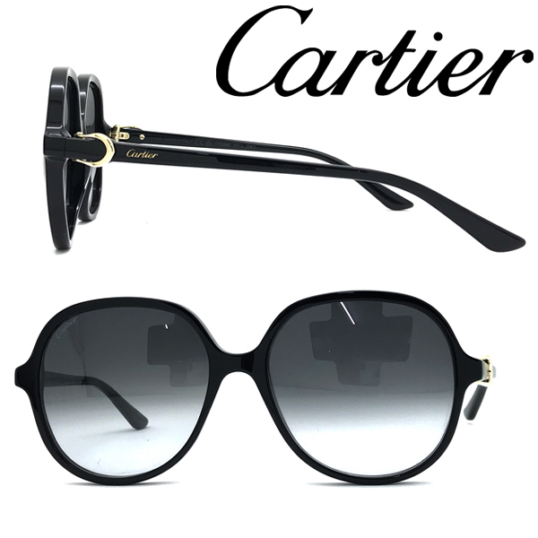 【WEB限定】Cartier サングラス カルティエ メンズレディース グラデーションブラック CT-0350S-001 ブランド