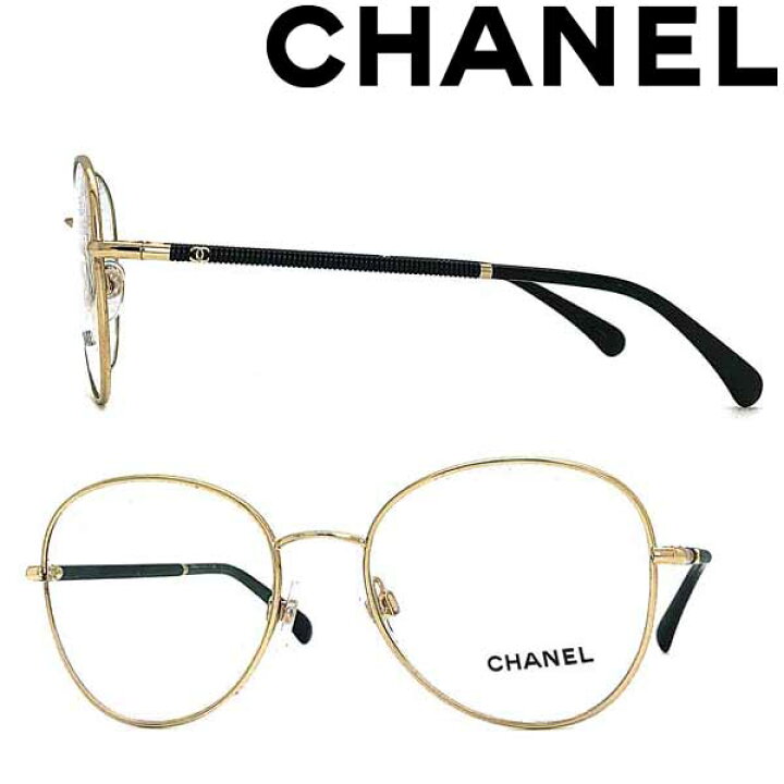 楽天市場】CHANEL メガネフレーム シャネル レディース ゴールド 