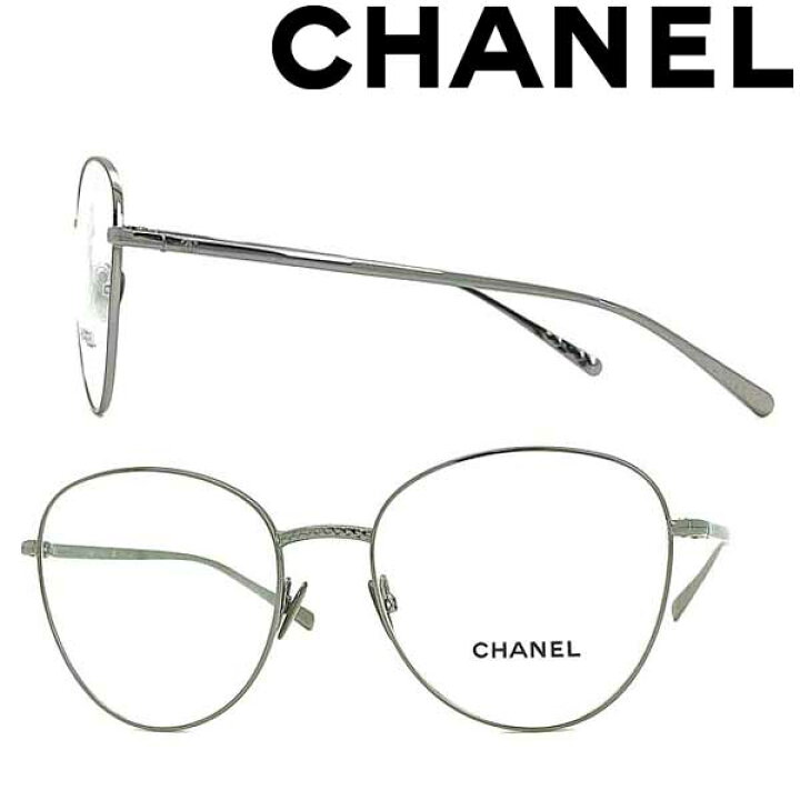 楽天市場】CHANEL メガネフレーム シャネル レディース ガンメタル 