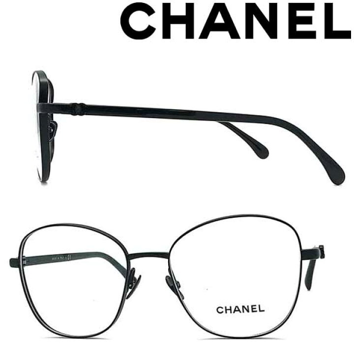 楽天市場】CHANEL メガネフレーム シャネル レディース ブラック 眼鏡 