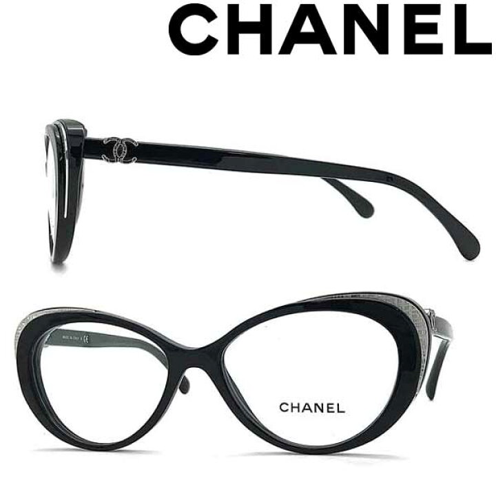 楽天市場】CHANEL メガネフレーム シャネル レディース ブラック  