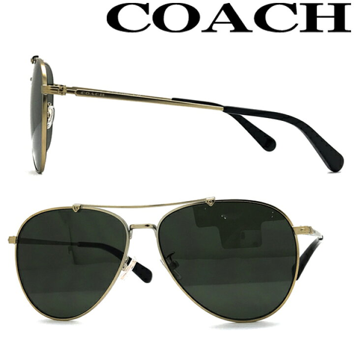楽天市場】COACH サングラス コーチ メンズ&レディース グリーン 