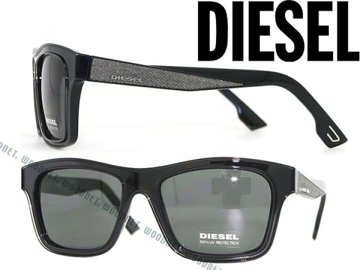 楽天市場】ディーゼル サングラス ブラック DIESEL DL-0071-01A 