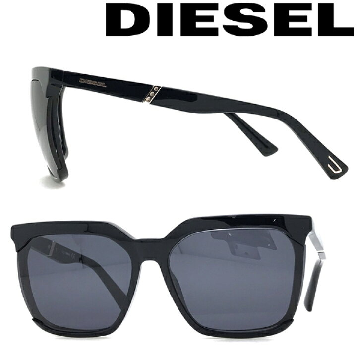 楽天市場】DIESEL サングラス ディーゼル メンズ&レディース ブラック 