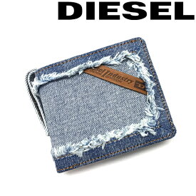 DIESEL 財布 ディーゼル メンズ&レディース 二つ折り HIRESH S.II ブルーデニム X08799-P4653-H1940 ブランド