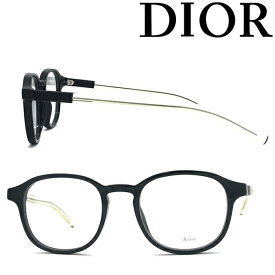 DIOR HOMME メガネフレーム ディオールオム メンズ ブラック 眼鏡 00CDU-BLACK-TIE214-OQJ ブランド