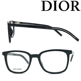 DIOR HOMME メガネフレーム ディオールオム メンズ ブラック 眼鏡 00CDU-BLACK-TIE252-807 ブランド