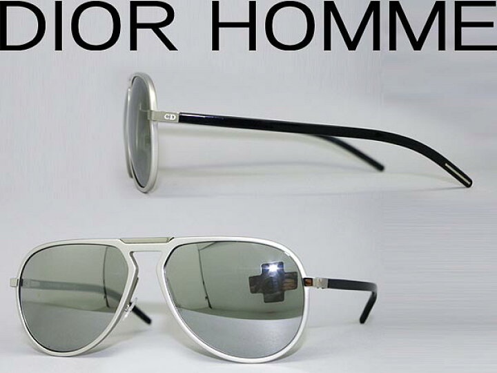 楽天市場】ディオールオム ブラックミラーサングラス CD DIOR HOMME 