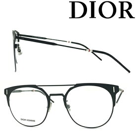 DIOR HOMME メガネフレーム ディオールオム メンズ マットブラック 眼鏡 00CDU-DIORCOMPOSITO1F-807 ブランド