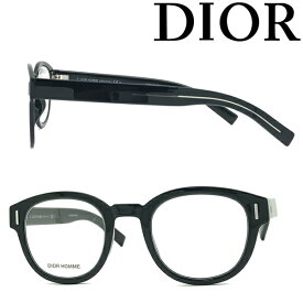 DIOR HOMME メガネフレーム ディオールオム メンズ ブラック 眼鏡 00CDU-DIORFRACTIONO3-807 ブランド
