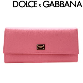 DOLCE&GABBANA 長財布 ドルチェ＆ガッバーナ レディース 型押しレザー ピンク BI0087-A1001-80424 ブランド