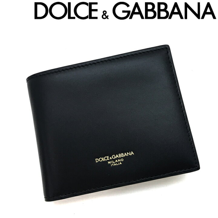 楽天市場】DOLCE&GABBANA 二つ折り財布 ドルチェ＆ガッバーナ メンズ 