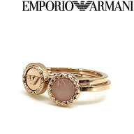 【在庫処分特価】EMPORIO ARMANI リング・指輪 エンポリオアルマーニ メンズ&レディース ピンクゴールド …