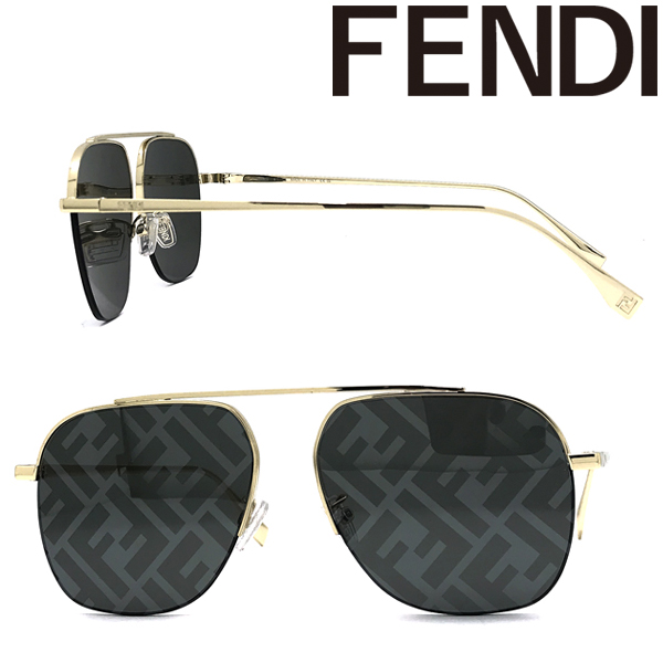 正規店 FENDI サングラス フェンディ メンズレディース ブラック FF-40005U-32C ブランド