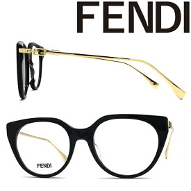 FENDI メガネフレーム フェンディ メンズ&レディース ブラック 眼鏡 FF-50010I-001 ブランド