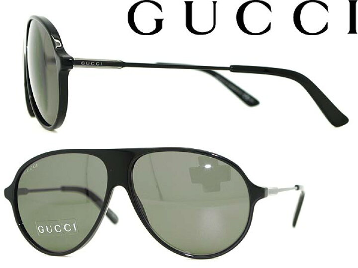 楽天市場】ブラック ティアドロップサングラス グッチ GUCCI GUC-GG 