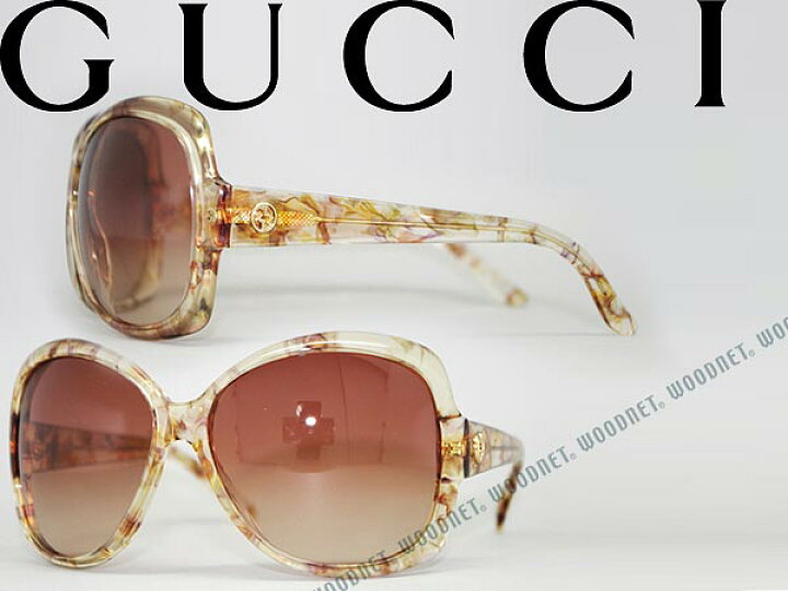 楽天市場】グッチ サングラス グラデーションピンク GUCCI GUC-GG-3581 