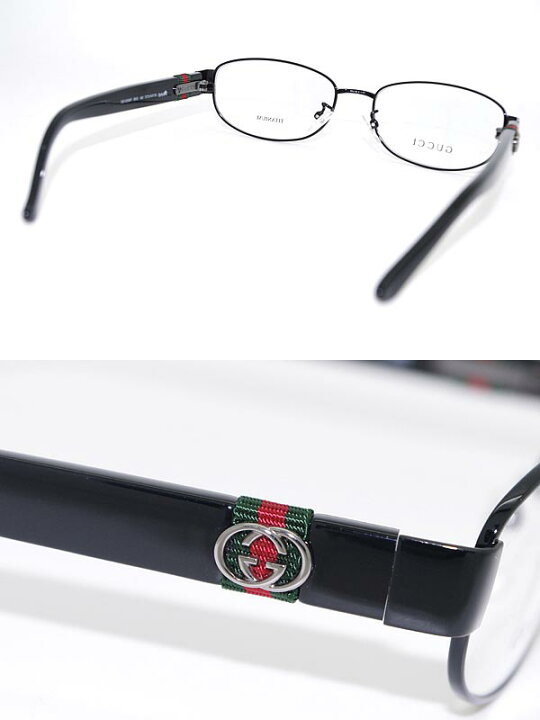 楽天市場】グッチ 眼鏡 ブラック GUCCI メガネフレーム めがね GG 