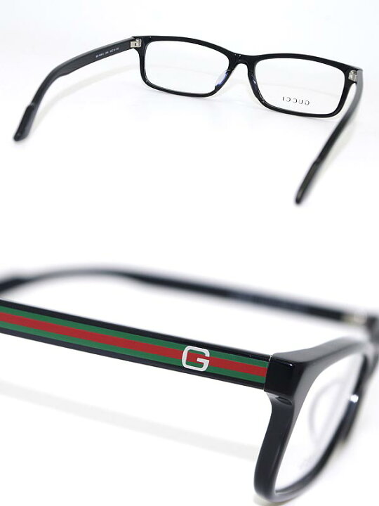 楽天市場】めがね GUCCI ブラック グッチ メガネフレーム 眼鏡 GG 