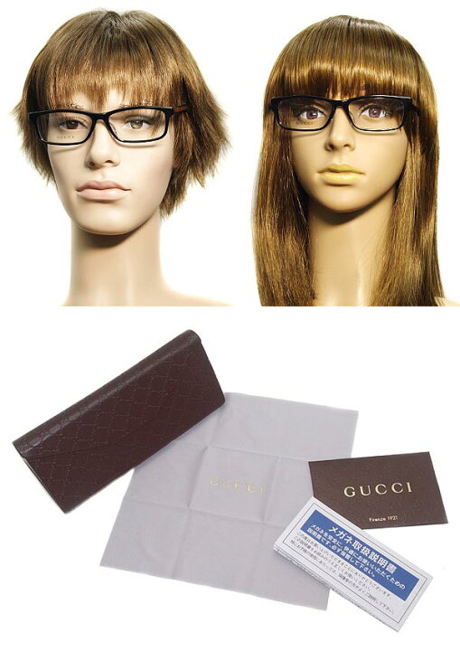 楽天市場】めがね GUCCI ブラック グッチ メガネフレーム 眼鏡 GG 