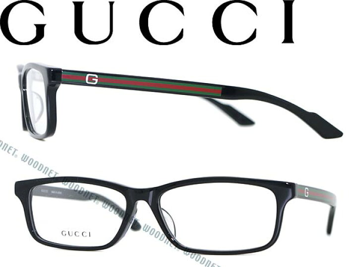 楽天市場】めがね GUCCI ブラック グッチ メガネフレーム 眼鏡 GG 