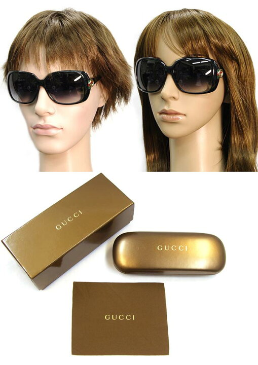 楽天市場】GUCCI グッチ サングラス グラデーションブラック GUC-GG 