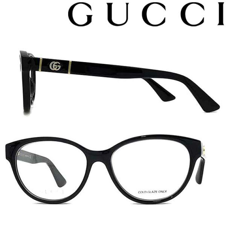 楽天市場】GUCCI メガネフレーム グッチ メンズ&レディース ブラック 