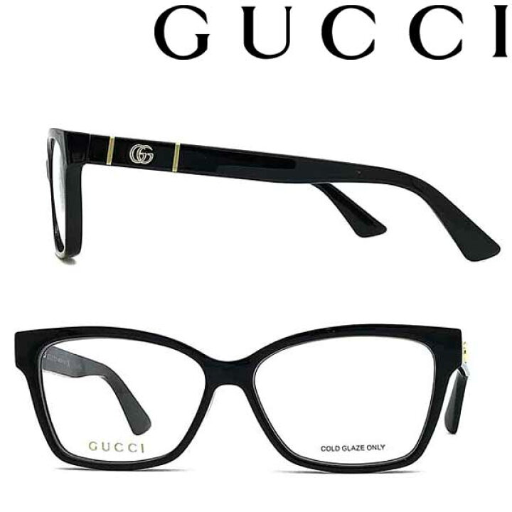 楽天市場】GUCCI メガネフレーム グッチ メンズ&レディース ブラック  