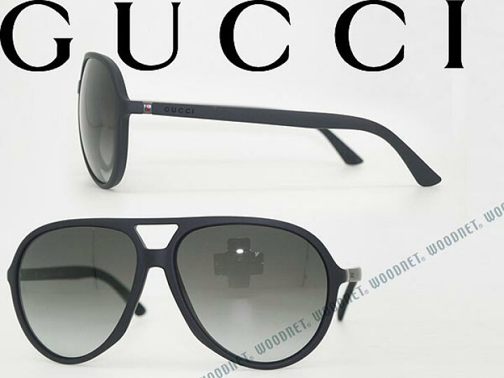楽天市場】GUCCI グッチ サングラス グラデーションブラック ティア 