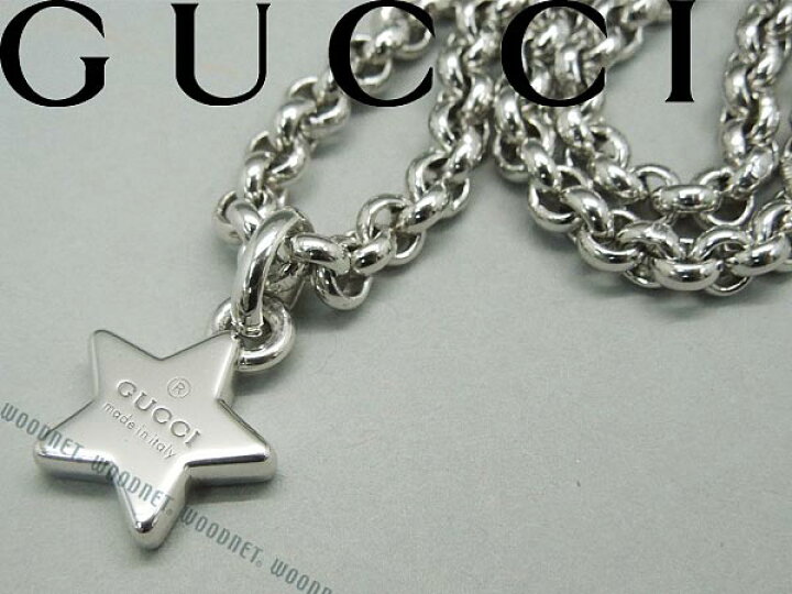 楽天市場】GUCCI スターネックレス グッチ シルバー アクセサリー 