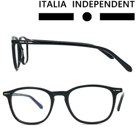 ITALIA INDEPENDENT メガネフレーム イタリア インディペンデント メンズ&レディース ブラック 眼鏡 II-5861-009-GLS ブランド